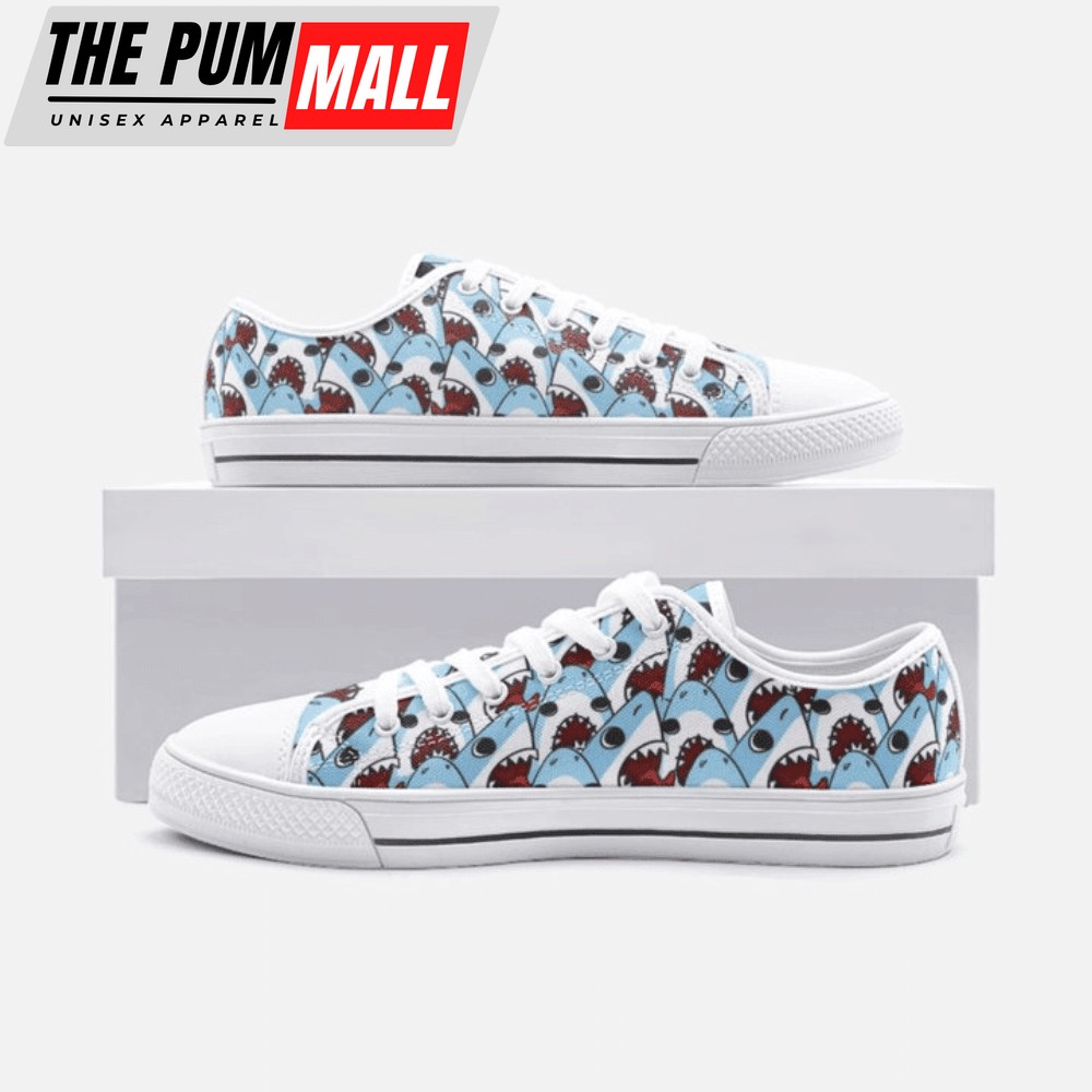 Crazy Shark Low Top Shoes PN206017Sb – Stylish & Sustainable Footwear