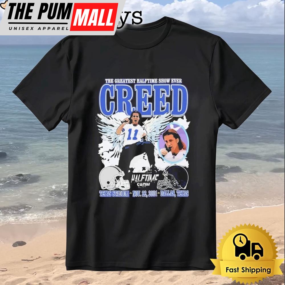 Creed The Greatest Halftime Show Ever Texas Stadium 2001 Dallas T-Shirt
