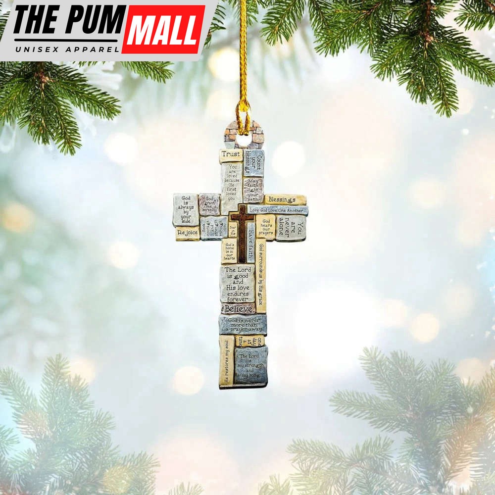 Cross Ornament Cross Christmas Tree Ornaments Decorating For Christmas Limited Edition