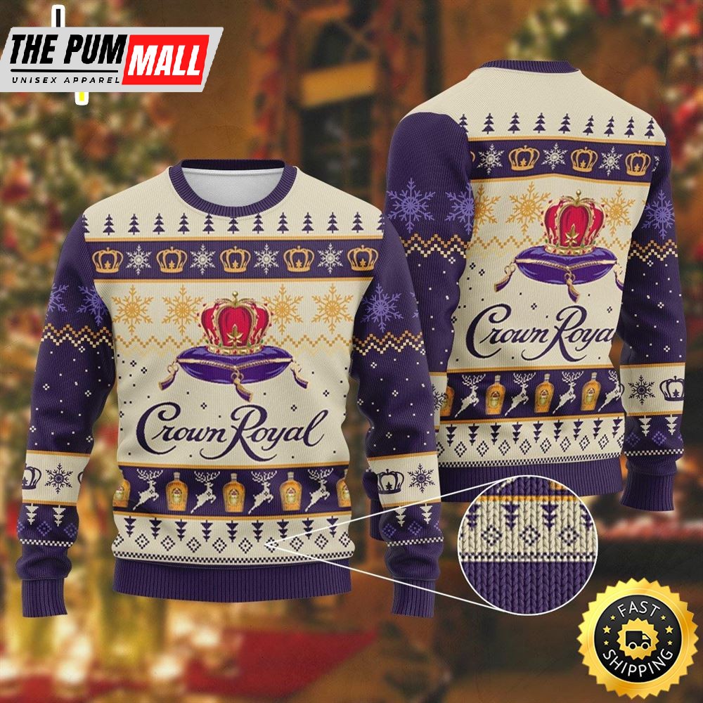 Crown Royal Amazing Gift Idea Thanksgiving Gift Ugly Sweater