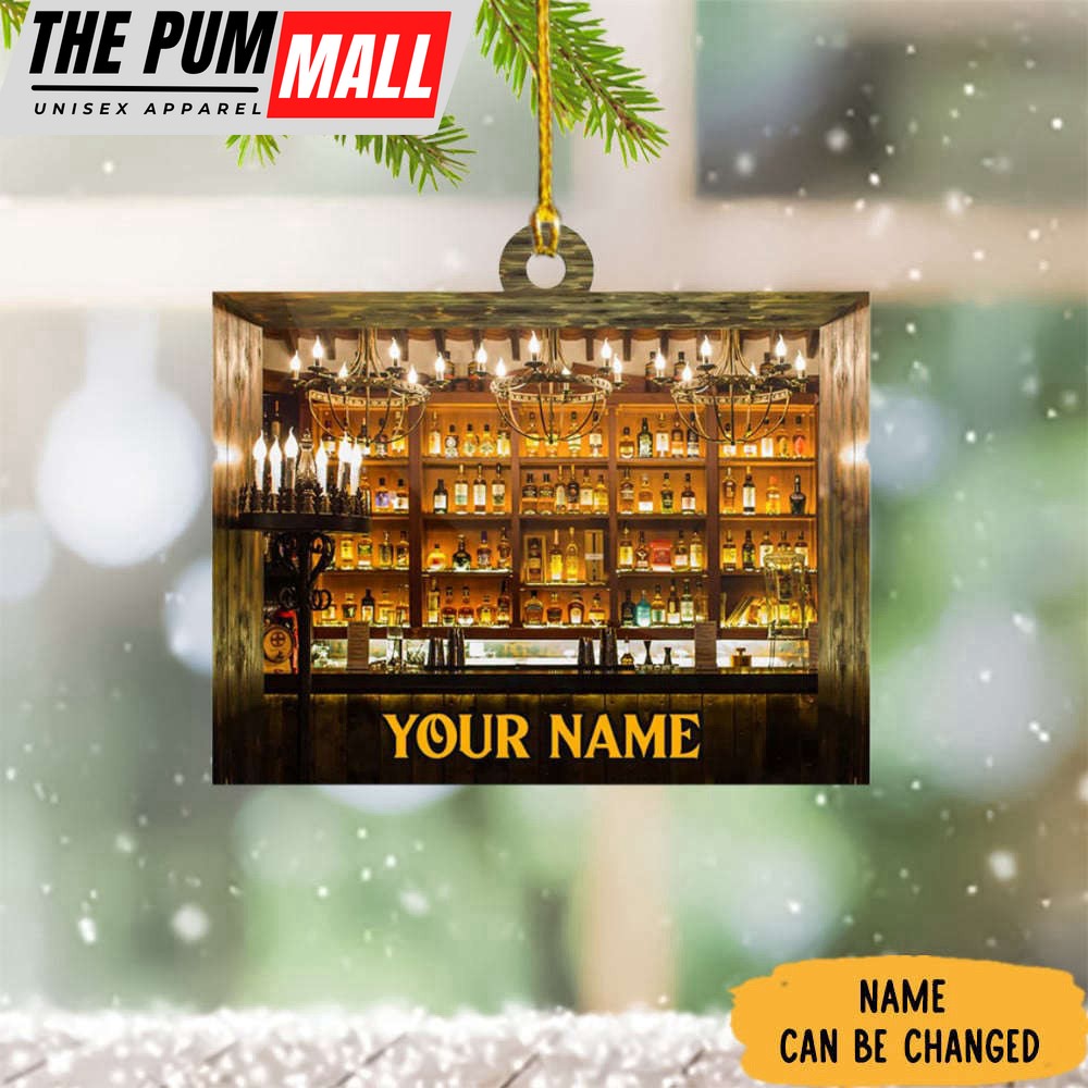 Custom Bartender Ornament Bartender Christmas Ornaments Xmas Tree Decorations Ideas Limited Edition