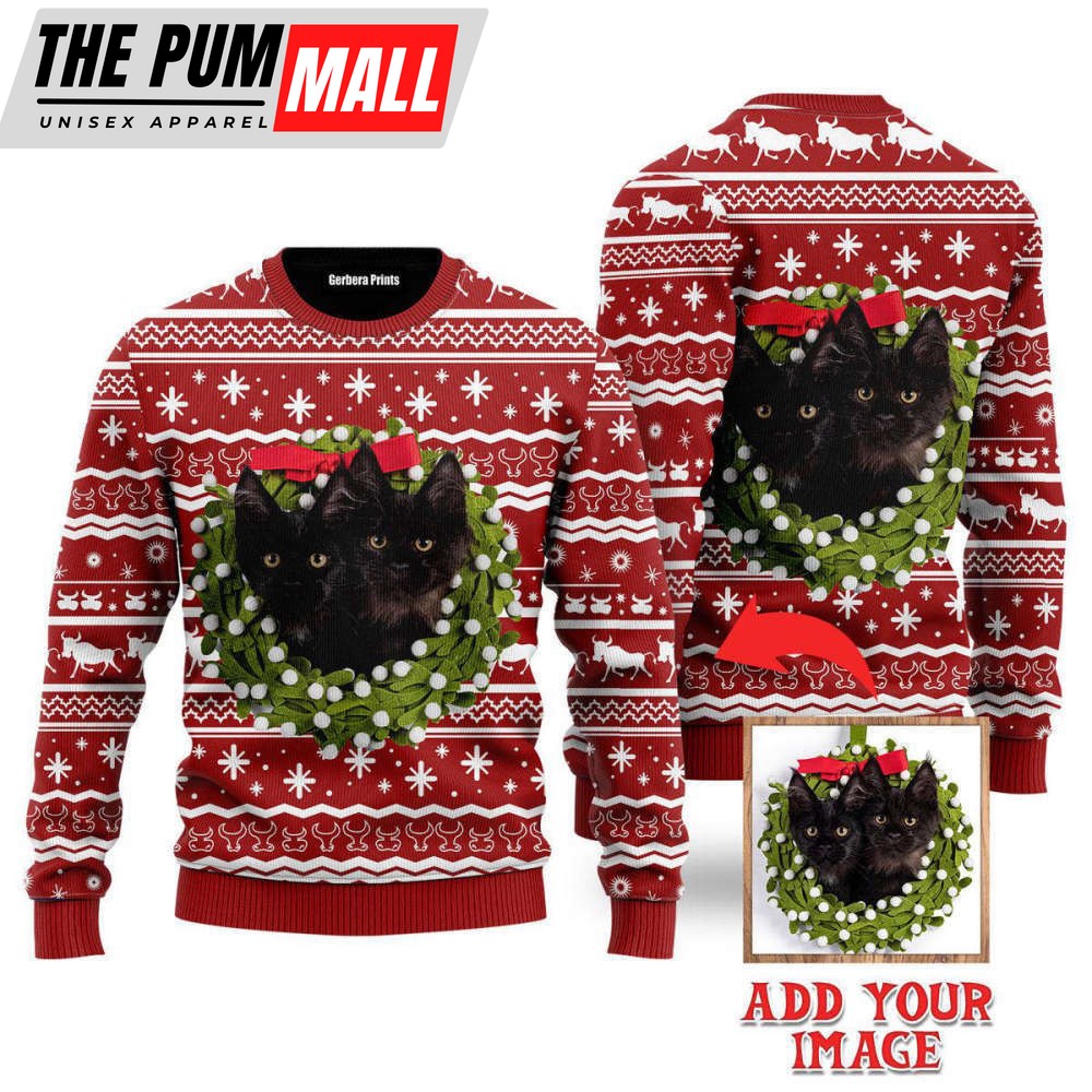 Custom Cat For Cat Lover And Happy Christmas Custom Christmas Sweaters