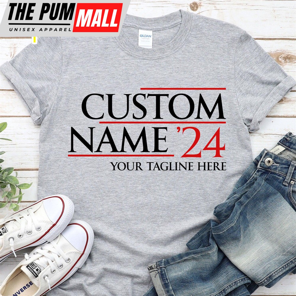 Custom Election Shirt Personalized Election Shirt Custom Name Bright Tee