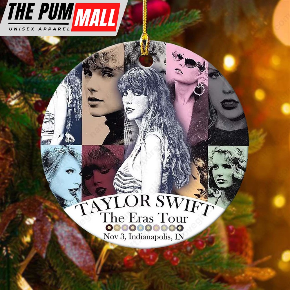 Custom Eras Tour Taylor Swift Ornament Christmas Gift for Fans Limited Edition