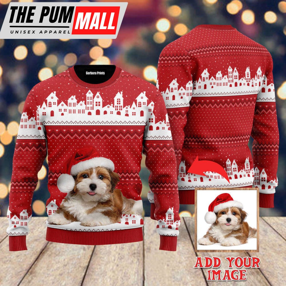 custom-funny-dog-on-vintage-red-xmas-sweaters-for-men-women-up1020-ku68xwoc Custom Funny Dog on Vintage Red Xmas Sweaters for Men & Women – UP1020