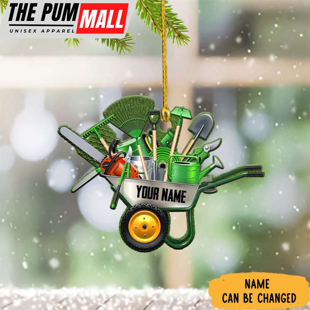 Custom Garden Ornament Gardening Christmas Tree Ornaments Best Gifts For Gardeners Limited Edition