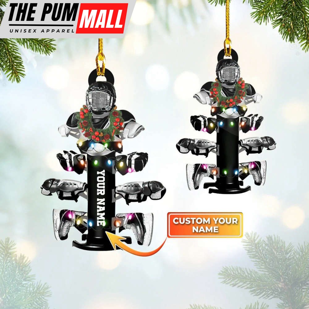 Custom Hockey Christmas Ornament Personalized Hockey Ornaments 2023 Limited Edition