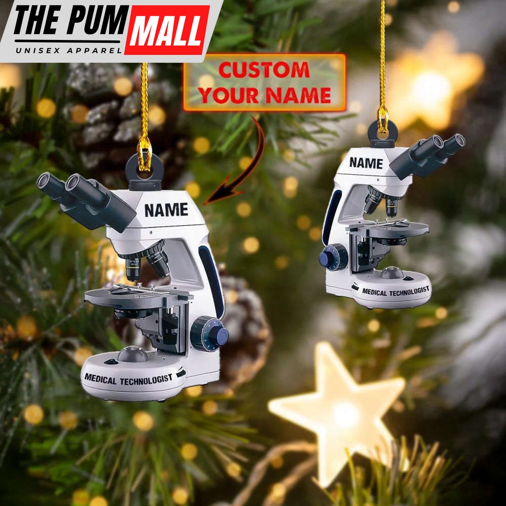 Custom Medical Technologist Ornament Christmas Tree Ornament Limited Edition