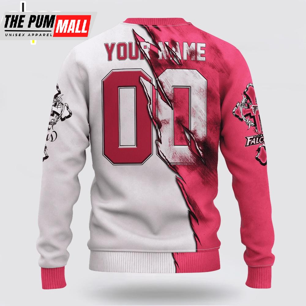 custom-name-and-number-nfl-atlanta-falcons-jesus-face-3d-sweater-wg2nanze Custom Name And Number NFL Atlanta Falcons Jesus Face 3D Sweater