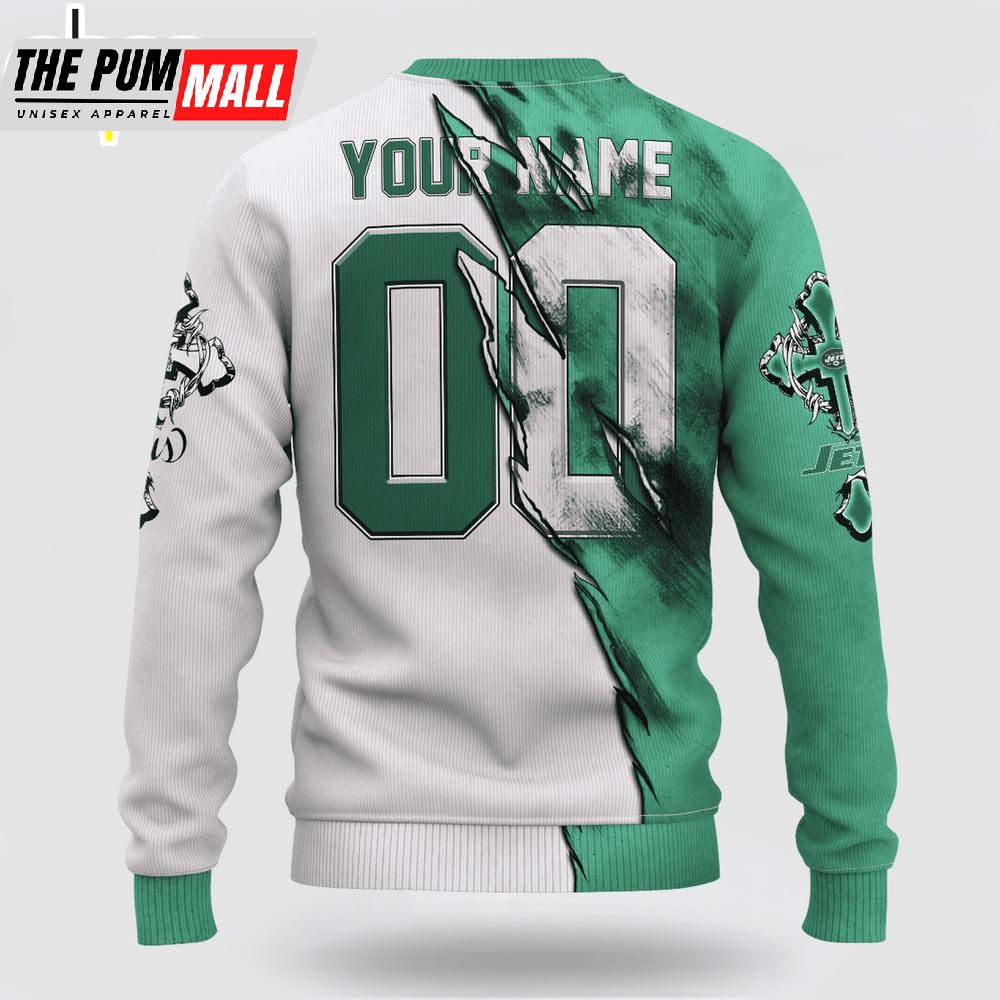 custom-name-and-number-nfl-new-york-jets-jesus-face-3d-sweater-cbsbh47b Custom Name And Number NFL New York Jets Jesus Face 3D Sweater