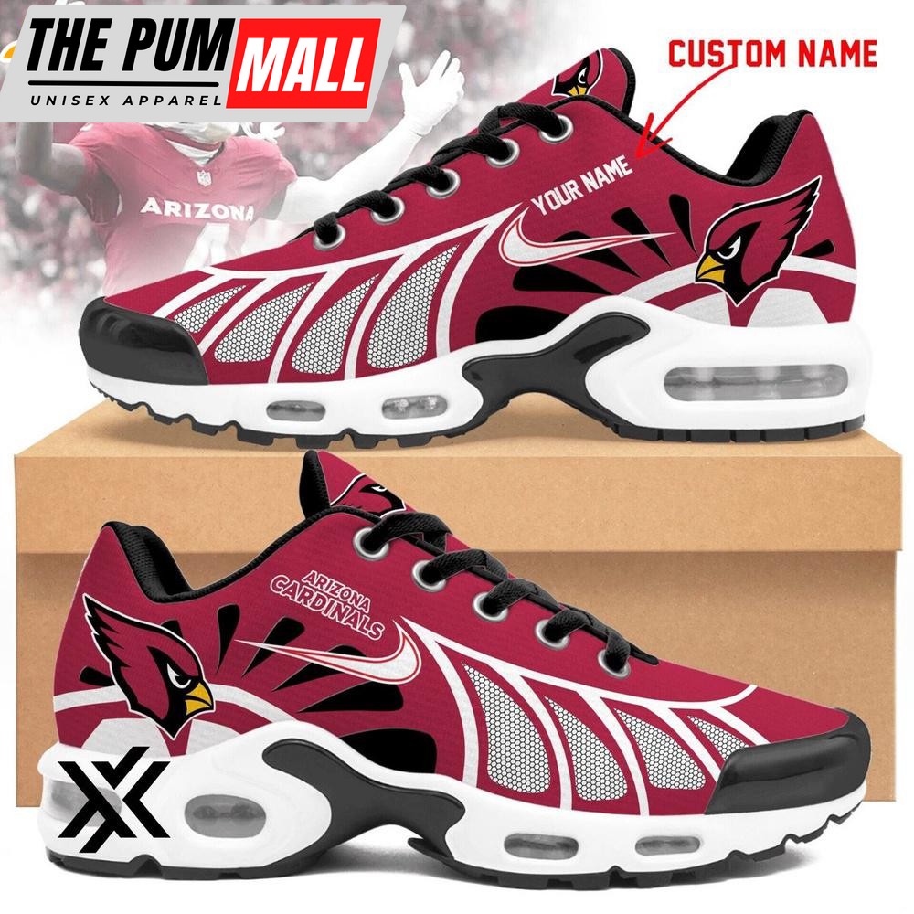 Custom Name Arizona Cardinals Air Max Plus Shoes For Fans