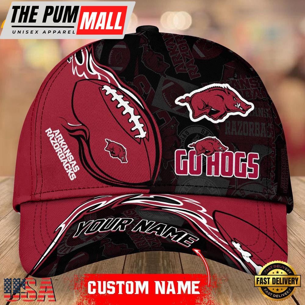 Custom Name Arkansas Razorbacks NCAA Classic Cap Snapback Hats