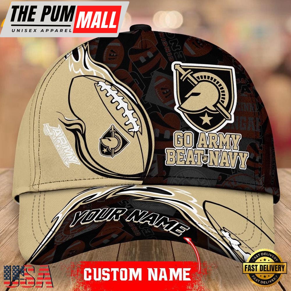 Custom Name Army Black Knights NCAA Classic Cap Snapback Hats