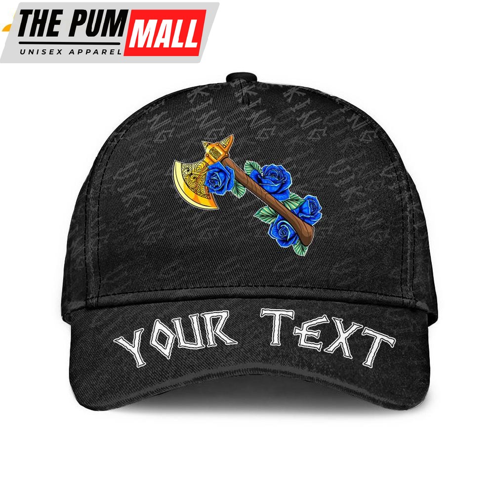 Custom Name Axes Classic Baseball Cap