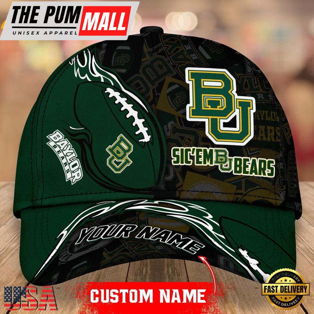 Custom Name Baylor Bears NCAA Classic Cap Snapback Hats