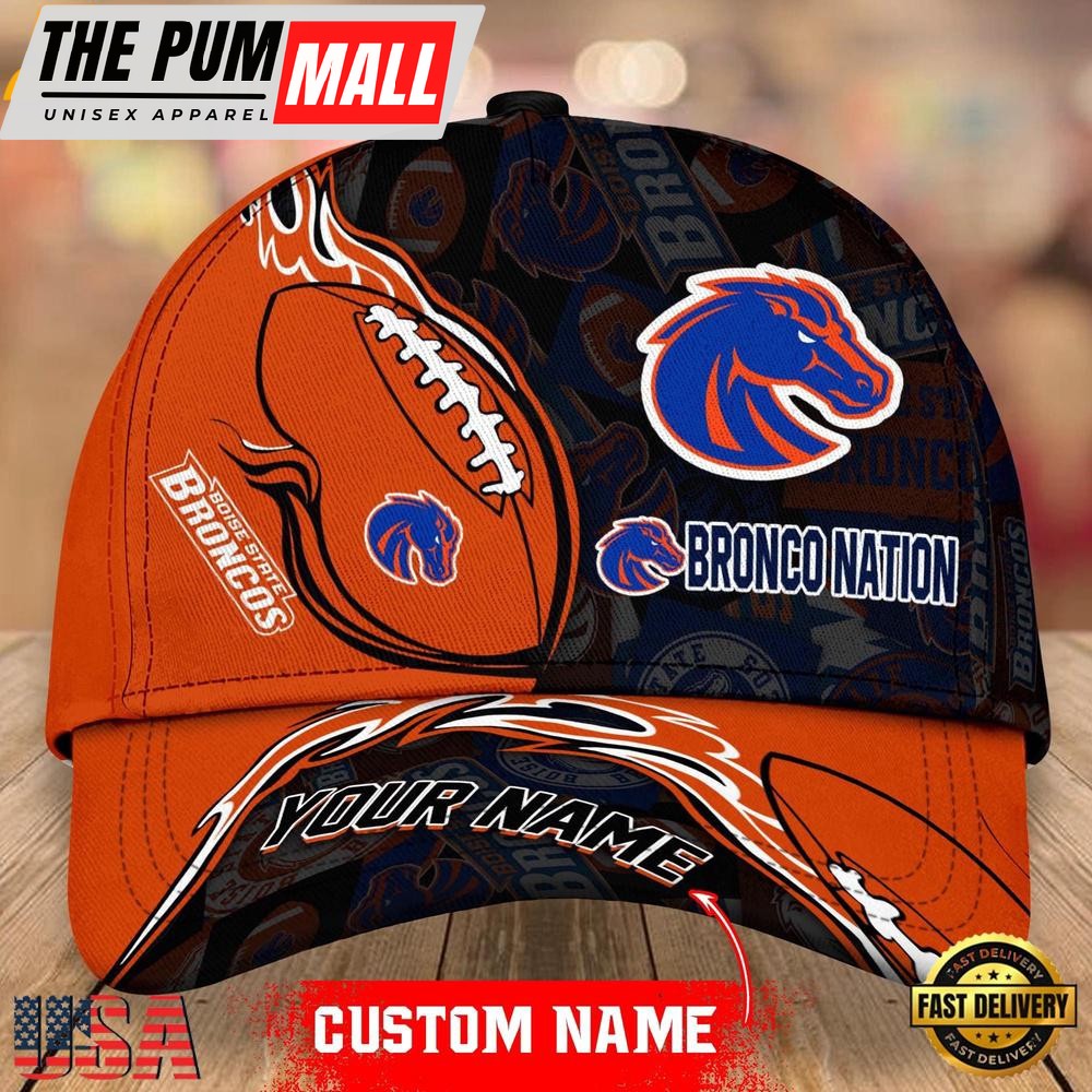 Custom Name Boise State Broncos NCAA Classic Cap Snapback Hats