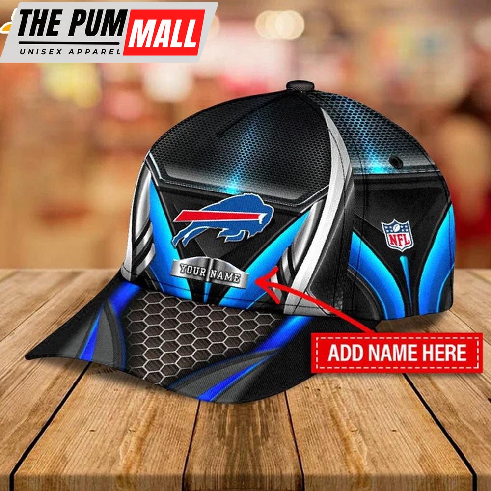 Custom Name Buffalo Bills Team Football Classic Baseball Cap