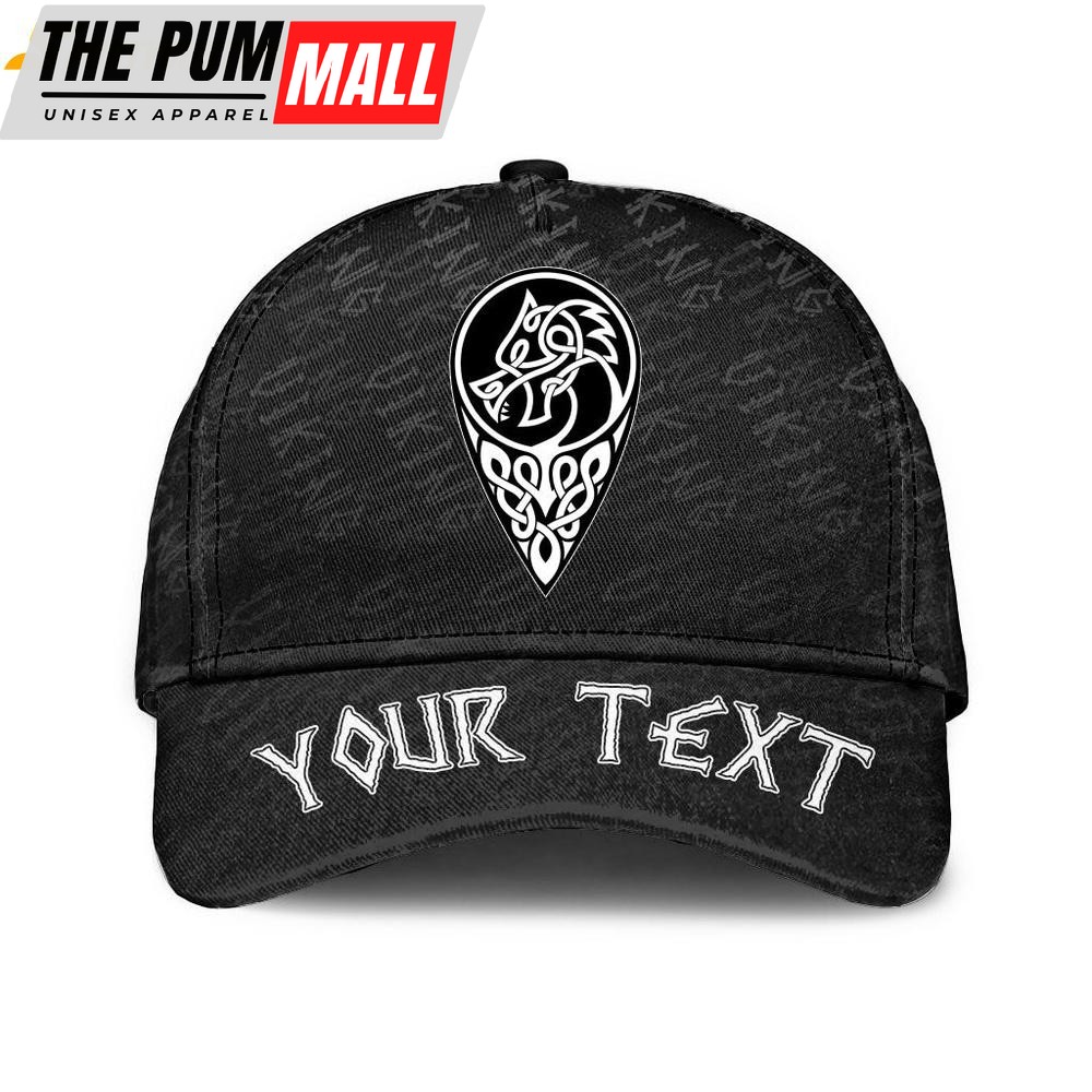 Custom Name Celtic Dragon Tattoo And Symbol Of Force Dream Magic Classic Baseball Cap