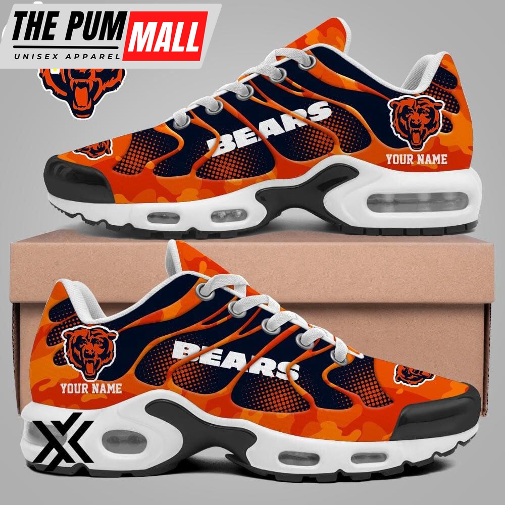 Custom Name Chicago Bears Air Max Plus Shoes For Fans