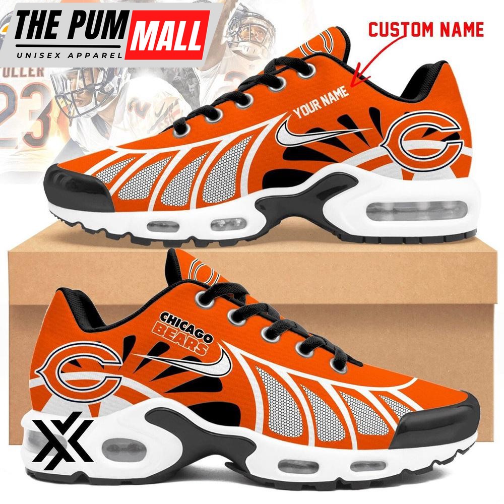 Custom Name Chicago Bears Air Max Plus Shoes For Fans