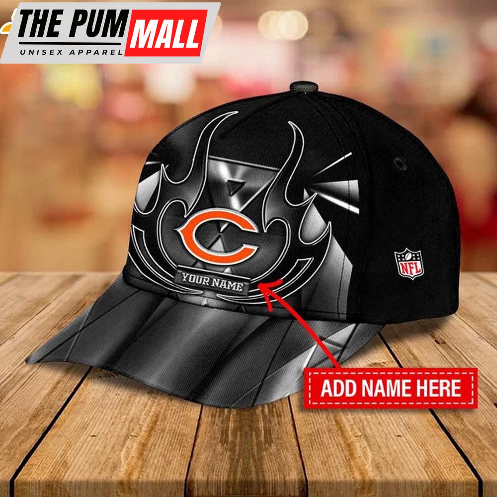 Custom Name Chicago Bears Classic Baseball Cap