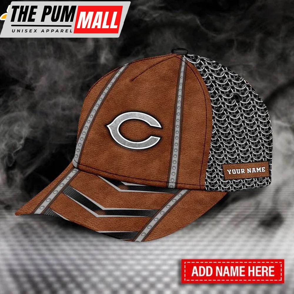 Custom Name Chicago Bears Team Classic Baseball Cap