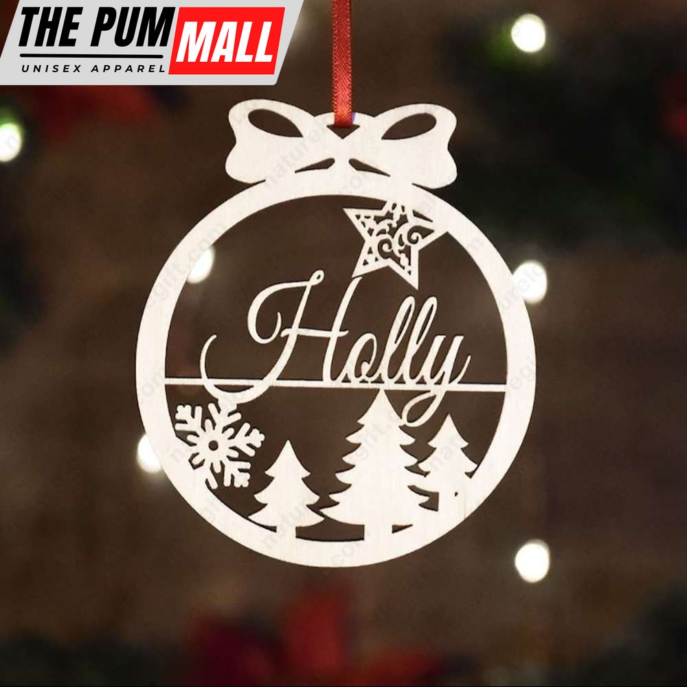 Custom Name Christmas Ornaments For Family Xmas Tree Decorations Limited Edition