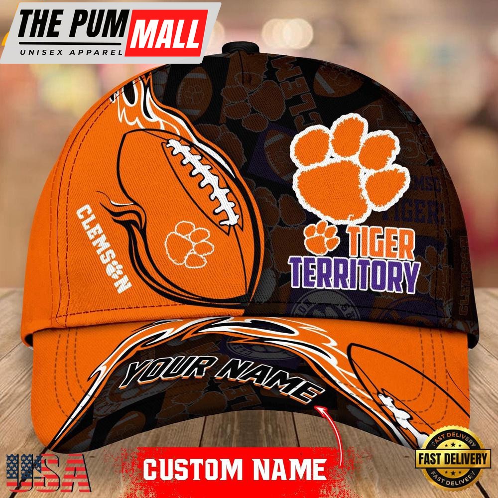 Custom Name Clemson Tigers NCAA Classic Cap Snapback Hats