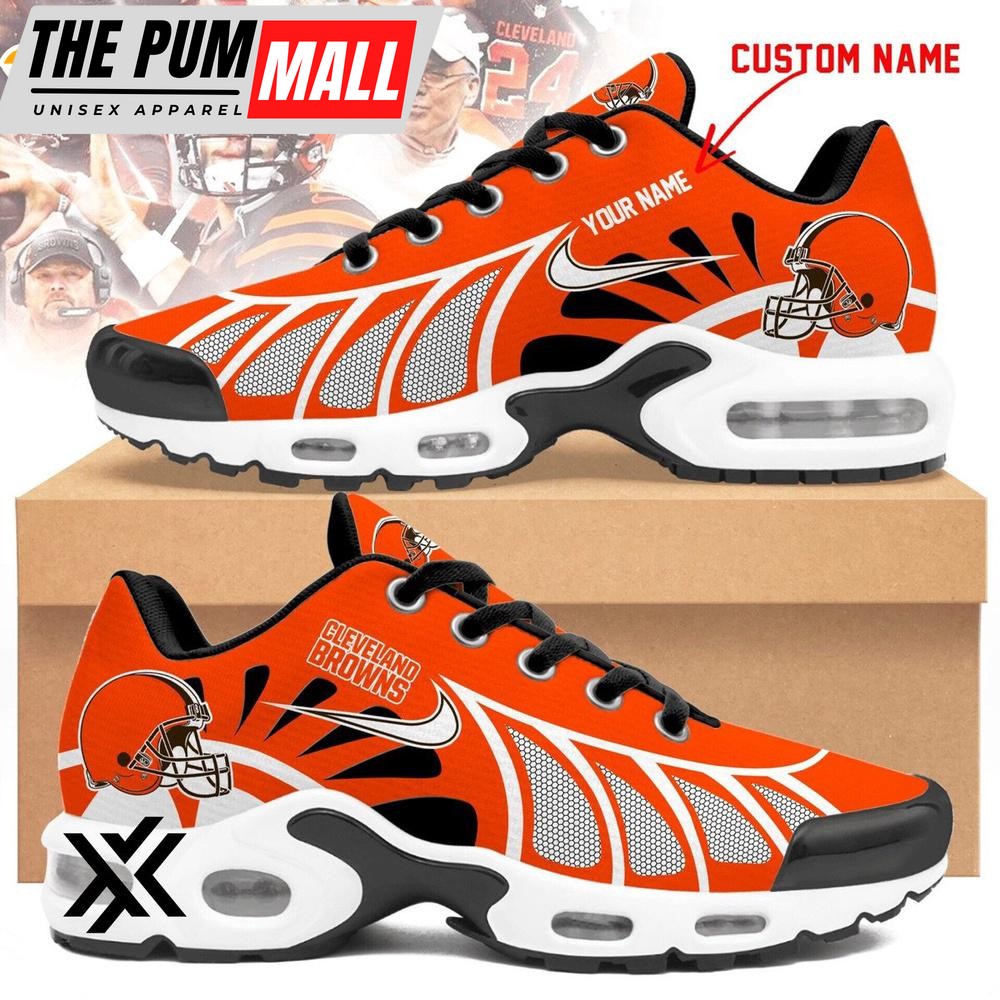 Custom Name Cleveland Browns Air Max Plus Shoes For Fans