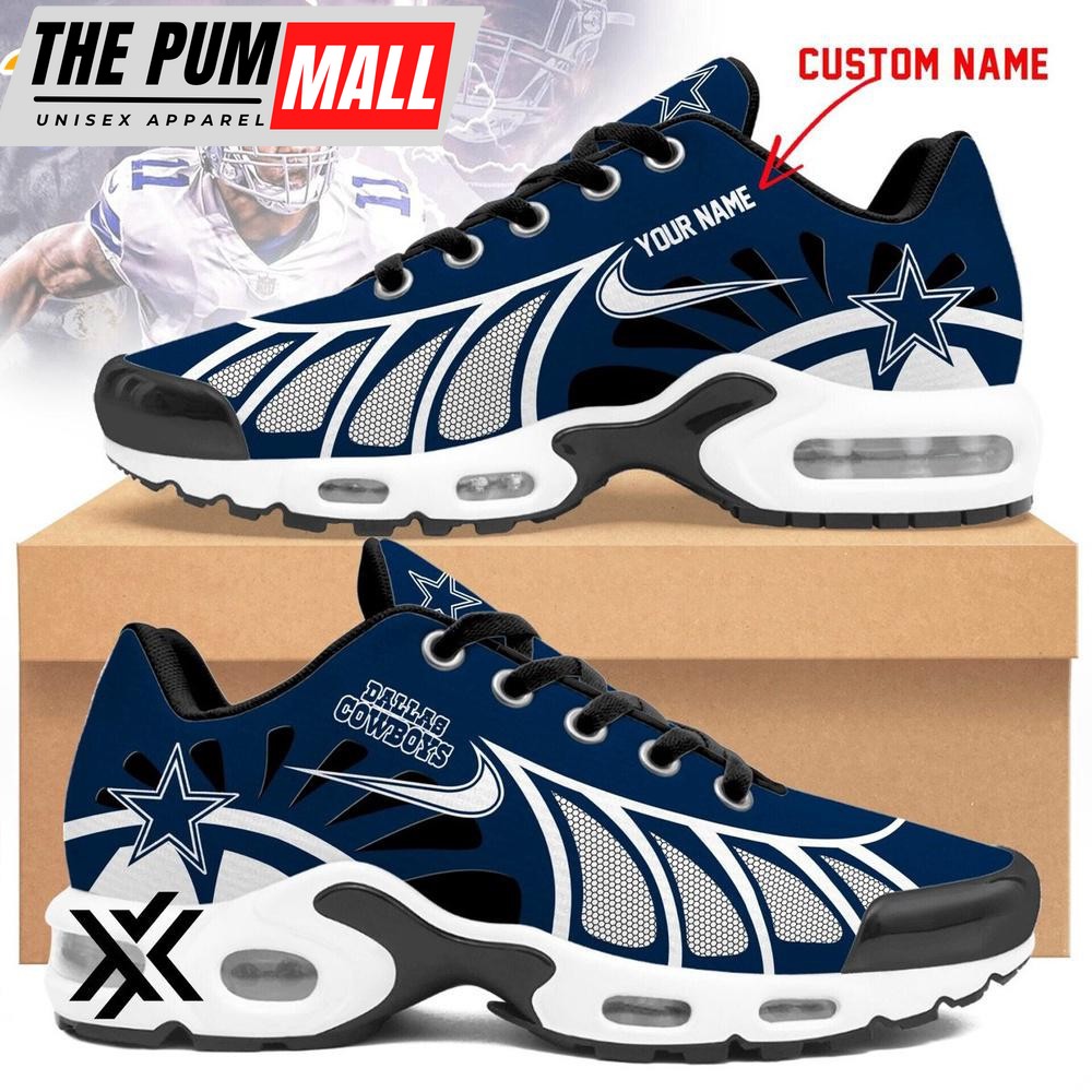 Custom Name Dallas Cowboys Air Max Plus Shoes For Fans