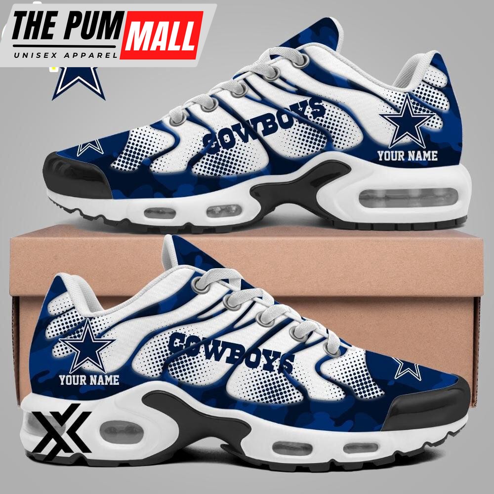 Custom Name Dallas Cowboys Air Max Plus Shoes For Fans