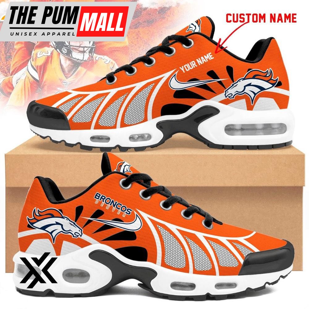 Custom Name Denver Broncos Air Max Plus Shoes For Fans