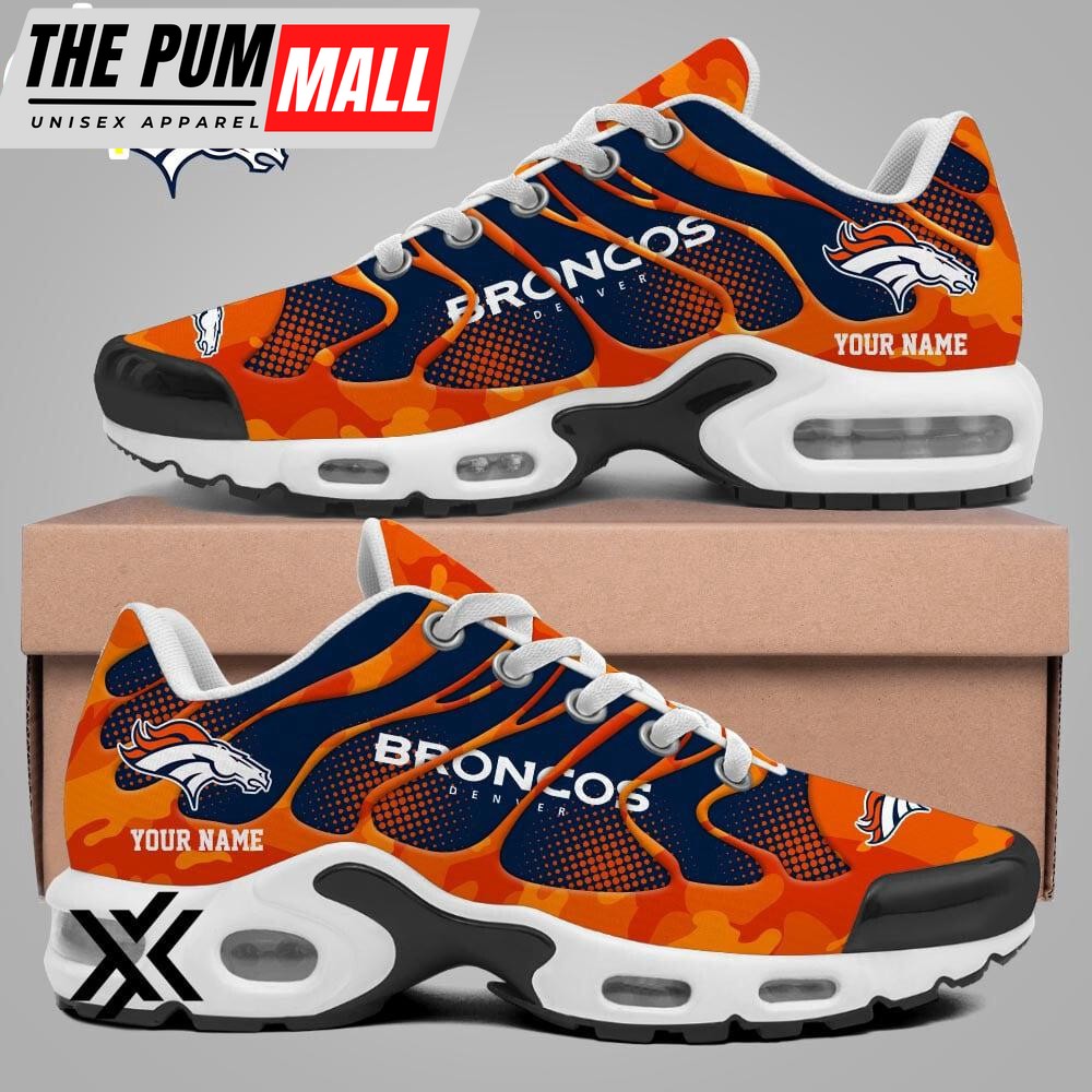 Custom Name Denver Broncos Air Max Plus Shoes For Fans