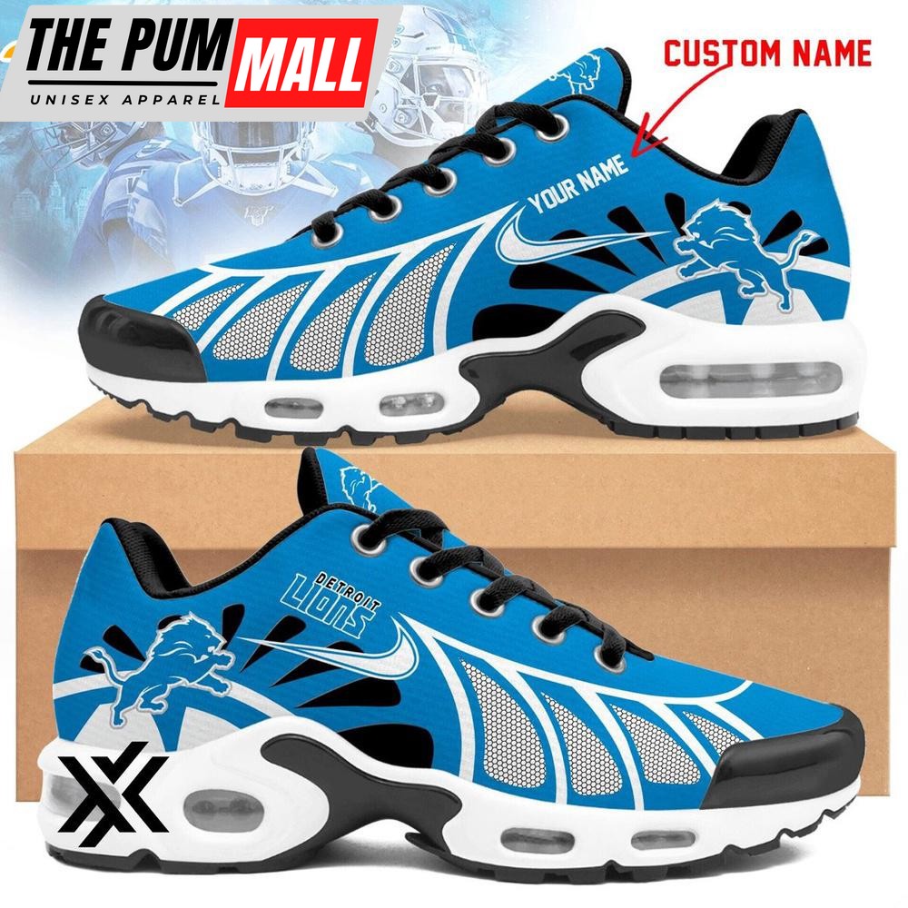 Custom Name Detroit Lions Air Max Plus Shoes For Fans
