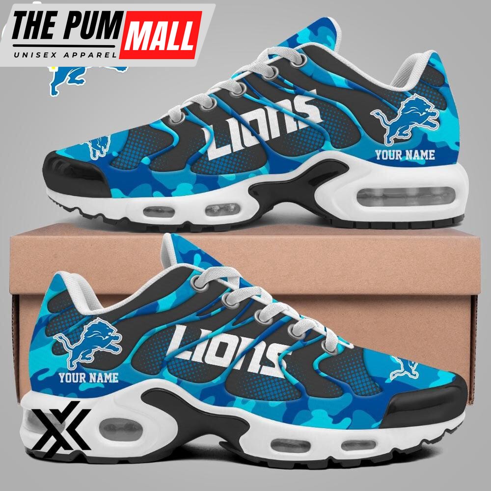 Custom Name Detroit Lions Air Max Plus Shoes For Fans