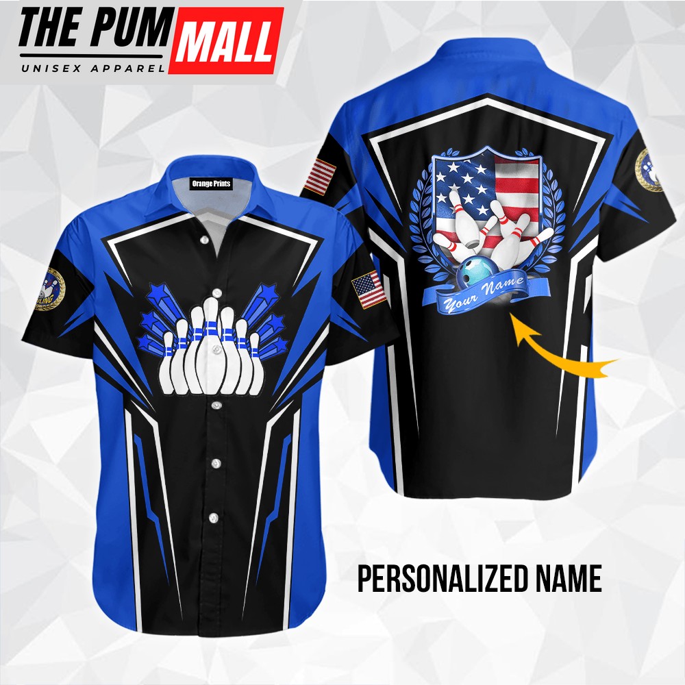 Custom Name Hawaiian Shirt for Men & Women – Mind in the Gutter Bowling HN3610