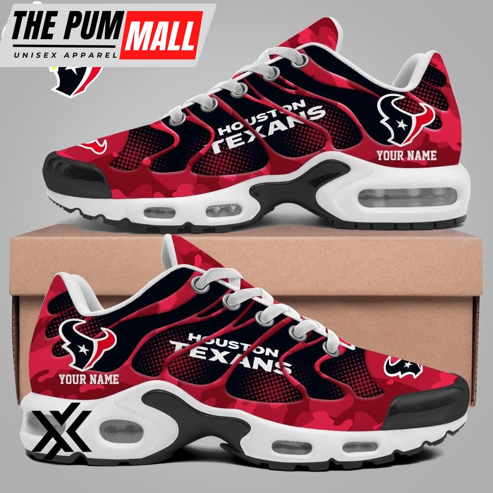 Custom Name Houston Texans Air Max Plus Shoes For Fans