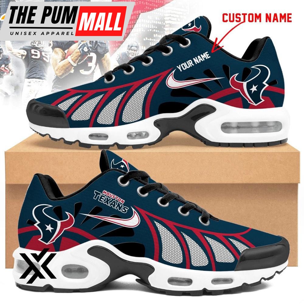 Custom Name Houston Texans Air Max Plus Shoes For Fans