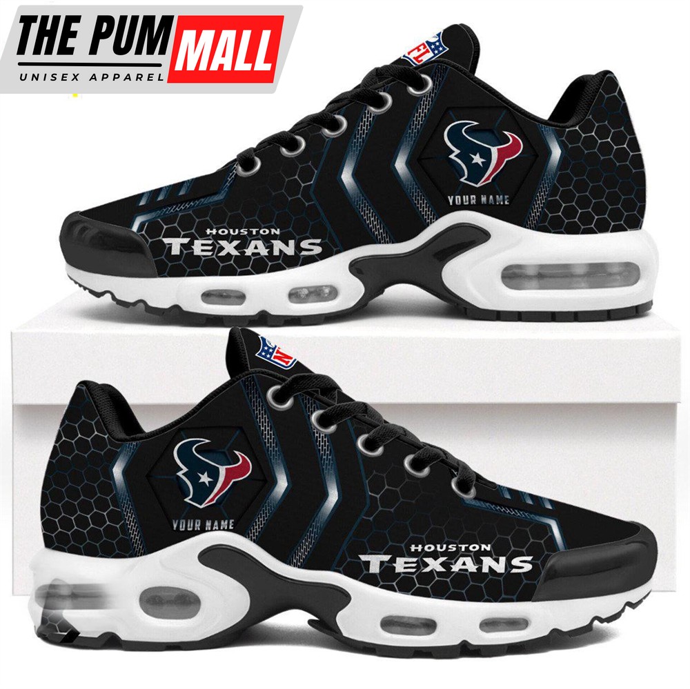 Custom Name Houston Texans NFL Air Max Plus Shoes For Fans