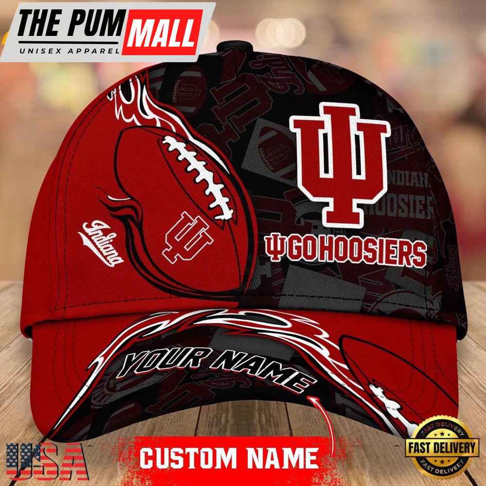 Custom Name Indiana Hoosiers NCAA Classic Cap Snapback Hats