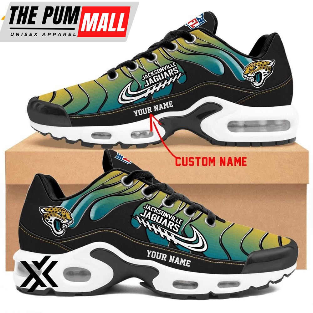 Custom Name Jacksonville Jaguars Team Air Max Plus Shoes For Fans