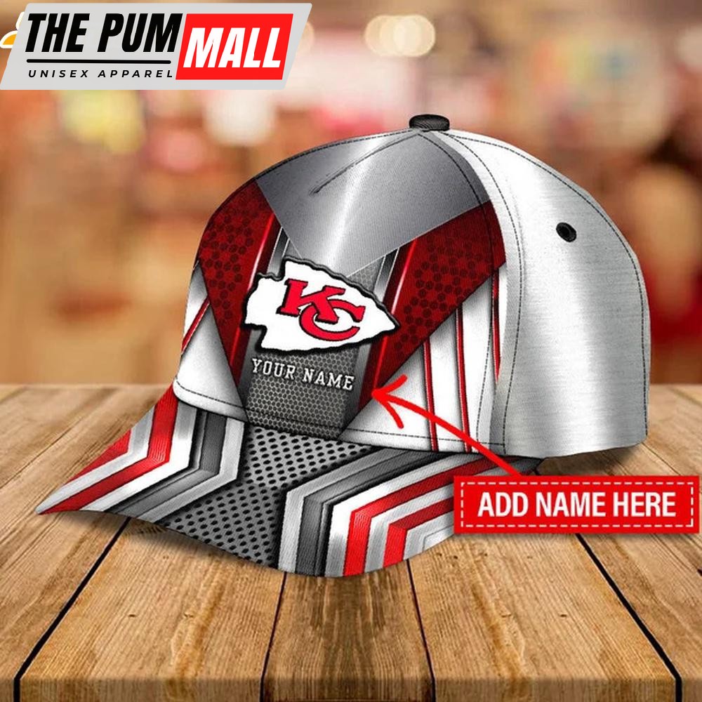 Custom Name Kansas City Chiefs Team Classic Baseball Cap