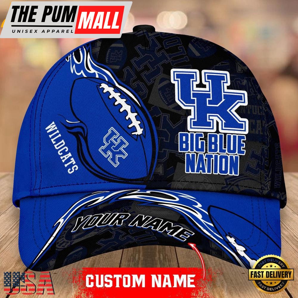 Custom Name Kentucky Wildcats NCAA Classic Cap Snapback Hats