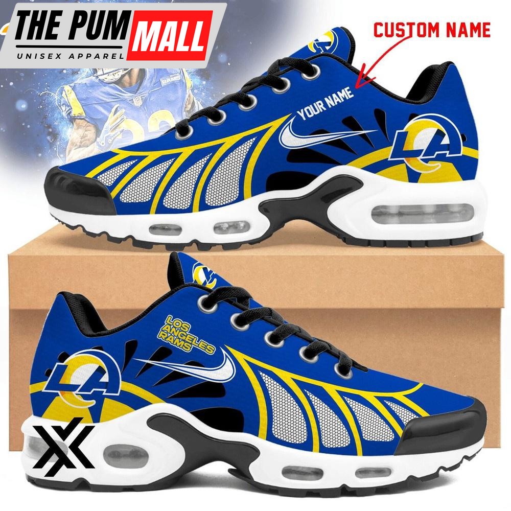 Custom Name Los Angeles Rams Air Max Plus Shoes For Fans