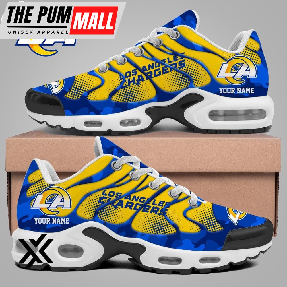 Custom Name Los Angeles Rams Air Max Plus Shoes For Fans