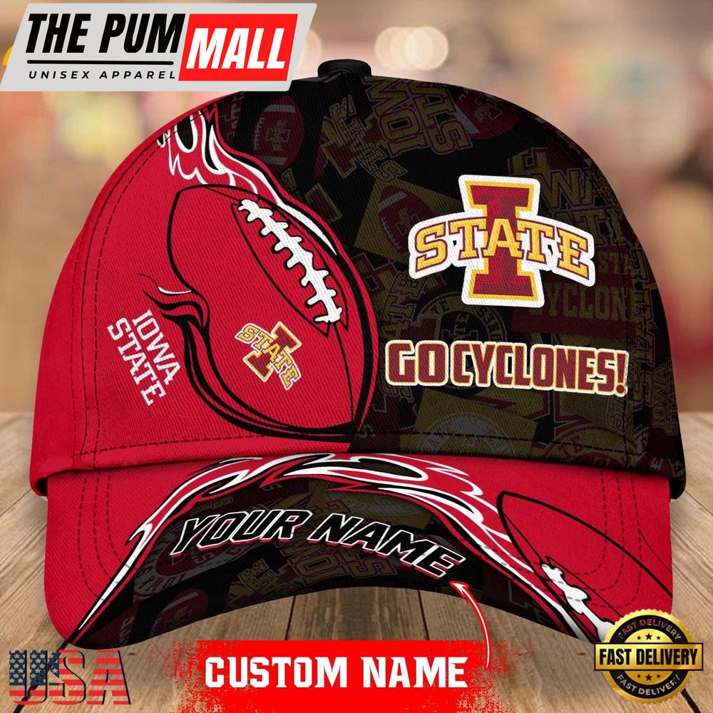 Custom Name lowa State Cyclones NCAA Classic Cap Snapback Hats