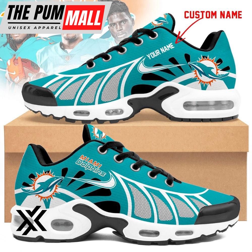 Custom Name Miami Dolphins Air Max Plus Shoes For Fans