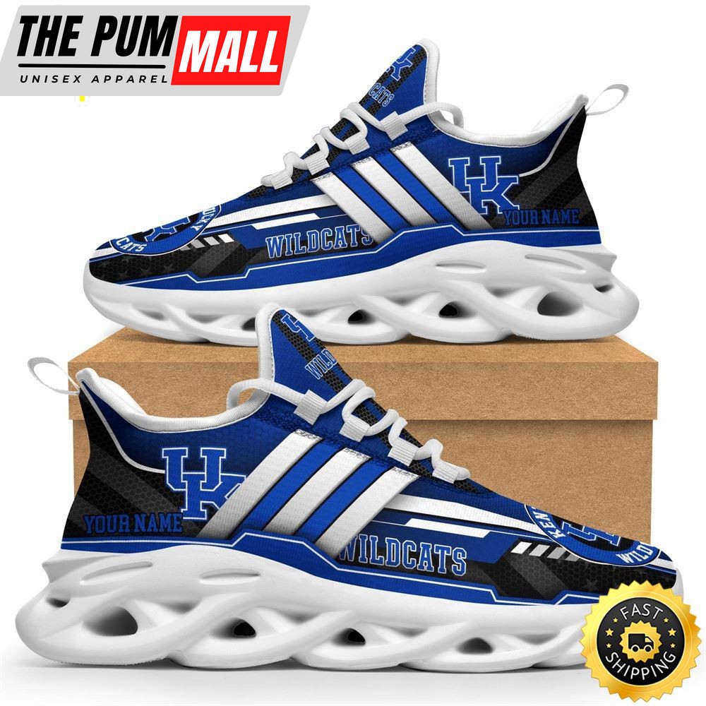 Custom Name NCAA Kentucky Wildcats Max Soul Sneakers Trending Summer
