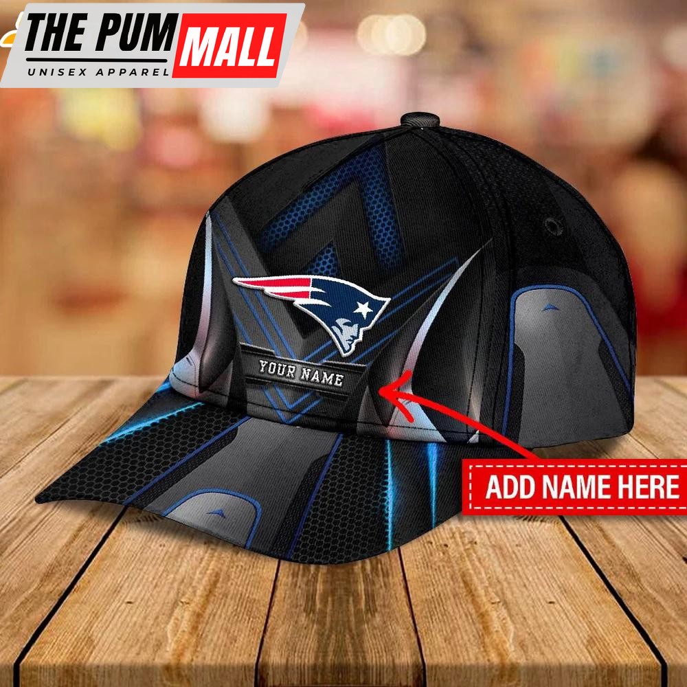 Custom Name New England Patriots Classic Baseball Cap