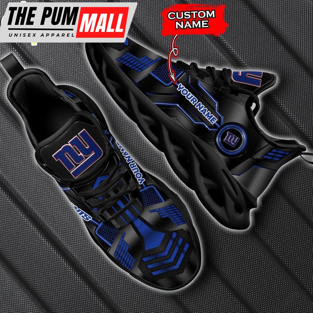 Custom Name New York Giants NFL Max Soul Shoes Gift For Fans